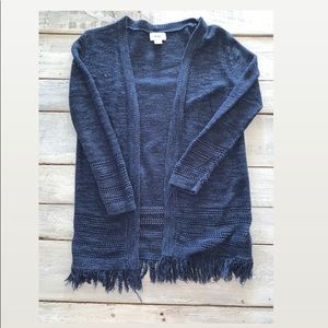Navy blue cardigan
